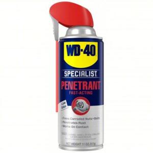 DESCRIPTION: (6) PENETRATING LUBRICANTBRAND/MODEL: WD-40 SPECIALIST #19L520RETAIL$: $8.45 EASIZE: 11 OZQTY: 6