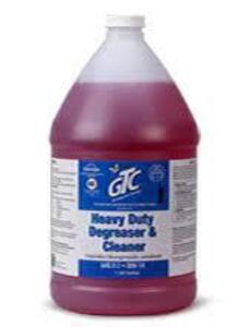 DESCRIPTION: (1) HEAVY DUTY DEGREASER AND CLEANER BRAND/MODEL: GTC RETAIL$: $20.00 EA SIZE: 1 GALLON QTY: 1