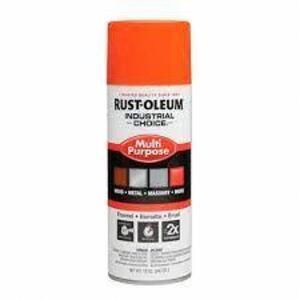 DESCRIPTION: (6) ENAMEL SPRAY PAINT BRAND/MODEL: RUST-OLEUM #1653830V INFORMATION: ORANGE RETAIL$: $7.20 EA SIZE: 12 OZ QTY: 6