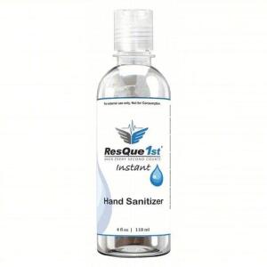 DESCRIPTION: (2) CASE OF (24) HAND SANITIZERBRAND/MODEL: RESQUE 1ST #60EG20RETAIL$: $5.37 EASIZE: 4 OZQTY: 2