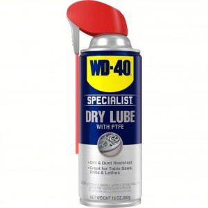 DESCRIPTION: (6) GENERAL PURPOSE LUBRICANT BRAND/MODEL: WD-40 SPECIALIST #44R237 INFORMATION: WITH PTFE RETAIL$: $9.09 EA SIZE: 10 OZ QTY: 6