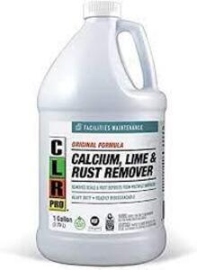 DESCRIPTION: (1) CALCIUM LIME AND RUST REMOVER BRAND/MODEL: CLR PRO RETAIL$: $30.78 EA SIZE: 1 GALLON QTY: 1