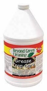 DESCRIPTION: (2) GREASE TRAP CARE BRAND/MODEL: BEYOND GREEN RETAIL$: $41.50 EA SIZE: 1 GALLON QTY: 2