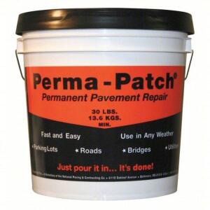 DESCRIPTION: (2) PERMANENT PAVEMENT REPAIR BRAND/MODEL: PERMA-PATCH #13R450 RETAIL$: $30.000 EA SIZE: 30 LB QTY: 2