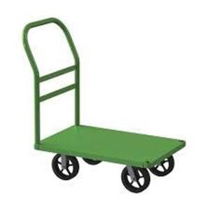 DESCRIPTION: (1) PLATFORM TRUCK BRAND/MODEL: WESCO INFORMATION: GREEN, STEEL RETAIL$: $369.90 EA SIZE: 36" X 24" MIN 1