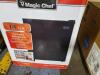 DESCRIPTION: (1) COMPACT REFRIGERATOR BRAND/MODEL: MAGIC CHEF #MCAR240B2 INFORMATION: BLACK RETAIL$: $205.99 EA SIZE: 2.4 CU FT MIN 1 - 3