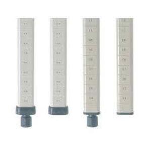 DESCRIPTION: (1) SHELF POSTS BRAND/MODEL: METRO INFORMATION: GREY RETAIL$: $108.08 TOTAL SIZE: 63" H X 1"W, 4 PACK MIN 1