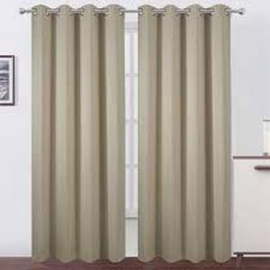 (3) BLACKOUT CURTAINS