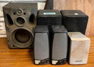 ASSORTED SPEAKERS AS SHOWN