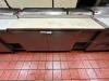 DESCRIPTION: TRUE 67" TWO DOOR PIZZA PREP COOLER. BRAND / MODEL: TRUE TPP-67D-4 ADDITIONAL INFORMATION SN$ 1046366, 115 VOLT, 1 PHASE. MISSING COMPRES