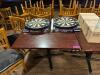 36" SQUARE DINING TABLE - 2