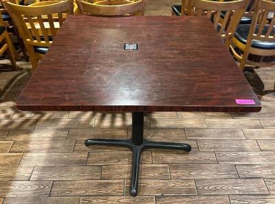 36" SQUARE DINING TABLE