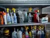 DESCRIPTION: ASSORTED CLEANING SUPPLIES AND AUTOMOTIVE CHEMICALS LOCATION: GARAGE QTY: 1 - 5