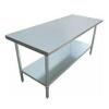 DESCRIPTION: (1) WORK TABLE BRAND/MODEL: ADMIRAL CRAFT INFORMATION: GRAY - STAINLESS STEEL RETAIL$: $349.99 EA SIZE: 30" X 72" QTY: 1