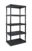 DESCRIPTION: (3) PACKS OF KNECT-A-SHELF, ALL PURPOSE SHELVING BRAND/MODEL: MAXIT INFORMATION: BLACK RETAIL$: $59.99 EA SIZE: 36" X 24" X 74" QTY: 3