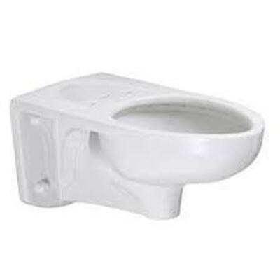 DESCRIPTION: (1) AFWALL MILLENNIUM ELONGATED TOILET BOWL BRAND/MODEL: AMERICAN STANDARD #2257101.020 INFORMATION: WHITE RETAIL$: $144.97 EA SIZE: 1.6