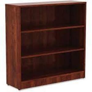 DESCRIPTION: (1) LAMINATE BOOKCASE BRAND/MODEL: LORELL #99782 INFORMATION: CHERRY RETAIL$: $430.52 EA SIZE: 36" QTY: 1