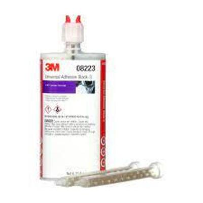 DESCRIPTION: (6) UNIVERSAL ADHESIVE, HIGH VISCOSITY BRAND/MODEL: 3M #08223 INFORMATION: BLACK RETAIL$: $49.49 EA QTY: 6