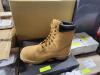 DESCRIPTION: (1) PAIR OF DIRECT ATTACH WORK BOOTS BRAND/MODEL: TIMBERLAND PRO #TB0026011713 INFORMATION: LIGHT BROWN, TAN RETAIL$: $175.00 EA SIZE: 14 - 2