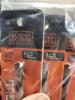 DESCRIPTION: (15) BULLET DRILL BIT BRAND/MODEL: BLACK + DECKER #19110 RETAIL$: $13.51 EA SIZE: 3/8" QTY: 15 - 2