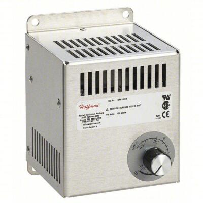 DESCRIPTION: (1) FAN FORCED ENCLOSURE HEATER BRAND/MODEL: NVENT HOFFMAN #32FK99 RETAIL$: $787.07 EA SIZE: 120V AC, 200 W WATTS, 4 IN WD, 5 1/2 IN HT,