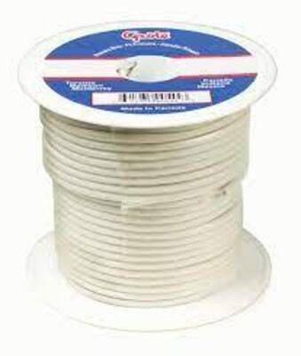 DESCRIPTION: (1) SPOOL OF HEAVY DUTY PRIMARY WIRE BRAND/MODEL: GROTE #87-2007 INFORMATION: WHITE RETAIL$: $54.48 EA SIZE: 16 GAUGE, 100' QTY: 1