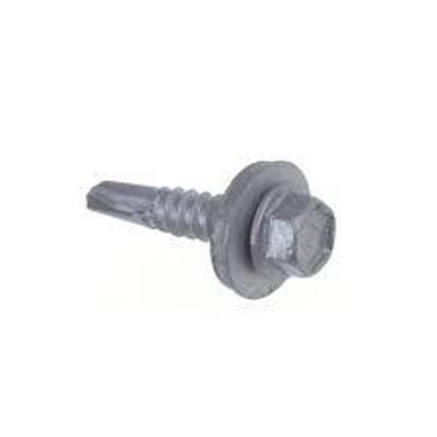 DESCRIPTION: (1) BOX OF (2000) SELF-DRILLING SCREWS WITH HEX HEADS BRAND/MODEL: ITW BUILDEX INFORMATION: STEEL RETAIL$: $362.40 TOTAL SIZE: 1/4*14X1-1