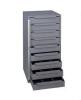 DESCRIPTION: (1) STORAGE CABINET WITH DRAWERS BRAND/MODEL: DURHAM #611-95 INFORMATION: GRAY RETAIL$: $353.63 EA SIZE: 24 1/2 IN HT, 12 5/8 IN WD, 12 1