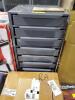 DESCRIPTION: (1) STORAGE CABINET WITH DRAWERS BRAND/MODEL: DURHAM #611-95 INFORMATION: GRAY RETAIL$: $353.63 EA SIZE: 24 1/2 IN HT, 12 5/8 IN WD, 12 1 - 3