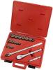 DESCRIPTION: (1) DEEP WELL SOCKET SET, METRIC BRAND/MODEL: PROTO INFORMATION: RED CARRY CASE RETAIL$: $381.84 EA SIZE: 1/4" QTY: 1