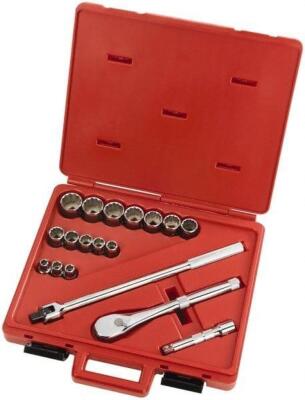 DESCRIPTION: (1) DEEP WELL SOCKET SET, METRIC BRAND/MODEL: PROTO INFORMATION: RED CARRY CASE RETAIL$: $381.84 EA SIZE: 1/4" QTY: 1