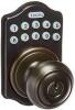 DESCRIPTION: (1) DIGITAL ELECTRONIC KNOB, LOCK REMOTE BRAND/MODEL: LOCKEYUSA #E-930 INFORMATION: ANTIQUE BRONZE RETAIL$: $187.56 EA SIZE: 1-3/8" TO 1-