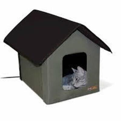 DESCRIPTION: (1) HEATED INDOOR OR OUTDOOR CAT BED BRAND/MODEL: K&H MANUFACTURING RETAIL$: $151.99 EA QTY: 1