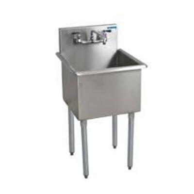 DESCRIPTION: (1) 1 COMPARTMENT BUDGET SINK BRAND/MODEL: BK RESOURCES #BK8BS-1-1821-14 INFORMATION: STAINLESS RETAIL$: $278.25 EA SIZE: SINK ONLY QTY: