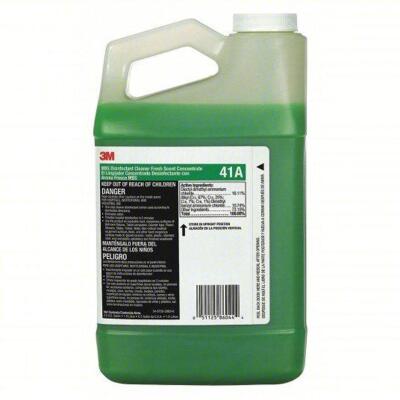 DESCRIPTION: (4) CLEANER AND DISINFECTANT BRAND/MODEL: 3M #497C98 INFORMATION: GREEN, FRESH SCENT RETAIL$: $105.49 EA SIZE: .5 GAL QTY: 4