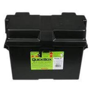 DESCRIPTION: (1) BATTERY BOX BRAND/MODEL: QUICKBOX RETAIL$: $17.31 EA SIZE: 10X7X9 QTY: 1