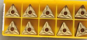 DESCRIPTION: (40) TNMG332MA CARBIDE TURNING INSERTS BRAND/MODEL: TNMG160408-MA RETAIL$: 29.86 PER INSERT QTY: 40