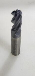 DESCRIPTION: (4) SOLID CARBIDE BALL END MIL BRAND/MODEL: WIDIA 5576661 RETAIL$: 70.51 SIZE: 7/16" DIA 7/8" LOC QTY: 4