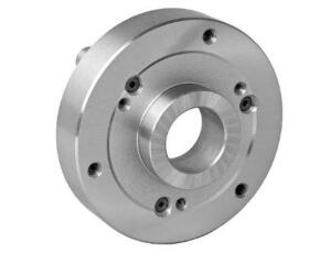 DESCRIPTION: (1) LATHE CHUCK ADAPTER BACK PLATE BRAND/MODEL: BISON 7-875-128 INFORMATION: FOR SELF CENTERING CHUCKS RETAIL$: 1171.87 SIZE: 12" CHUCK Q