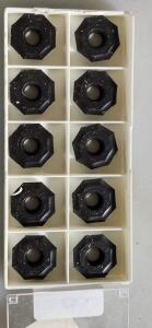 DESCRIPTION: (10) OFET CARBIDE MILLING INSERTS BRAND/MODEL: SECO OFET0704055TNM16 RETAIL$: $35.03 PER INSERT QTY: 10