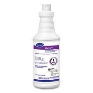 DESCRIPTION: (4) DISINFECTANT CLEANER BRAND/MODEL: DIVERSEY OXIVIR 1 #DVO100850916 RETAIL$: 67.26 SIZE: 1 QT QTY: 4