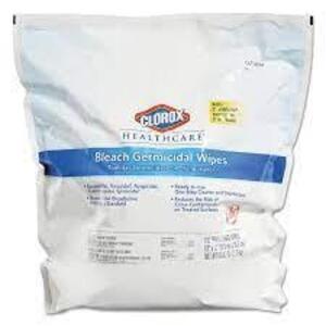 DESCRIPTION: (2) BAGS OF GERMICIDAL WIPESBRAND/MODEL: CLOROXRETAIL$: $30.00 EAQTY: 2