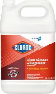 DESCRIPTION: (1) FLOOR CLEANER AND DEGREASER BRAND/MODEL: CLOROX #38P099 RETAIL$: $50.00 TOTAL SIZE: 1 GALLON QTY: 1