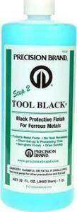 DESCRIPTION: (4) BLACK PROTECTIVE FINISH FOR FERROUS METALS BRAND/MODEL: PRECISION BRAND #45109 RETAIL$: $106.45 EA SIZE: 1 QT QTY: 4