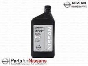 DESCRIPTION: (6) CONTINUOUSLY VARIABLE TRANSMISSION FLUID BRAND/MODEL: NISSAN #999MP-CV0NS3 RETAIL$: $16.22 EA SIZE: 1 QT QTY: 6