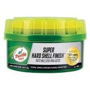 DESCRIPTION: (4) SUPER HARD SHELL PASTE WAX BRAND/MODEL: TURTLE WAX RETAIL$: $6.99 EA SIZE: 14 Oz QTY: 4