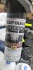 DESCRIPTION: (6) TEXTURED METALLIC PAINT BRAND/MODEL: RUST-OLEUM INFORMATION: BLACK RETAIL$: $10.00 EA SIZE: 12 OZ QTY: 6 - 2