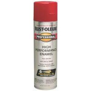 DESCRIPTION: (6) HIGH PERFORMANCE ENAMEL BRAND/MODEL: RUST-OLEUM INFORMATION: RED RETAIL$: $10.00 EA SIZE: 15 OZ QTY: 6