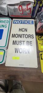 DESCRIPTION: (5) NOTICE SIGNS RETAIL$: $25.25 ea QTY: 5