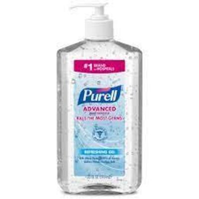 DESCRIPTION: (2) ADVANCED HAND SANITIZER BRAND/MODEL: PURELL RETAIL$: $8.00 EA SIZE: 20 FL OZ QTY: 2